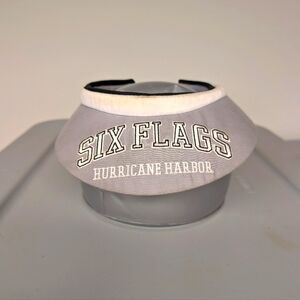 Vtg. Six Flags Hurricane Harbor Visor